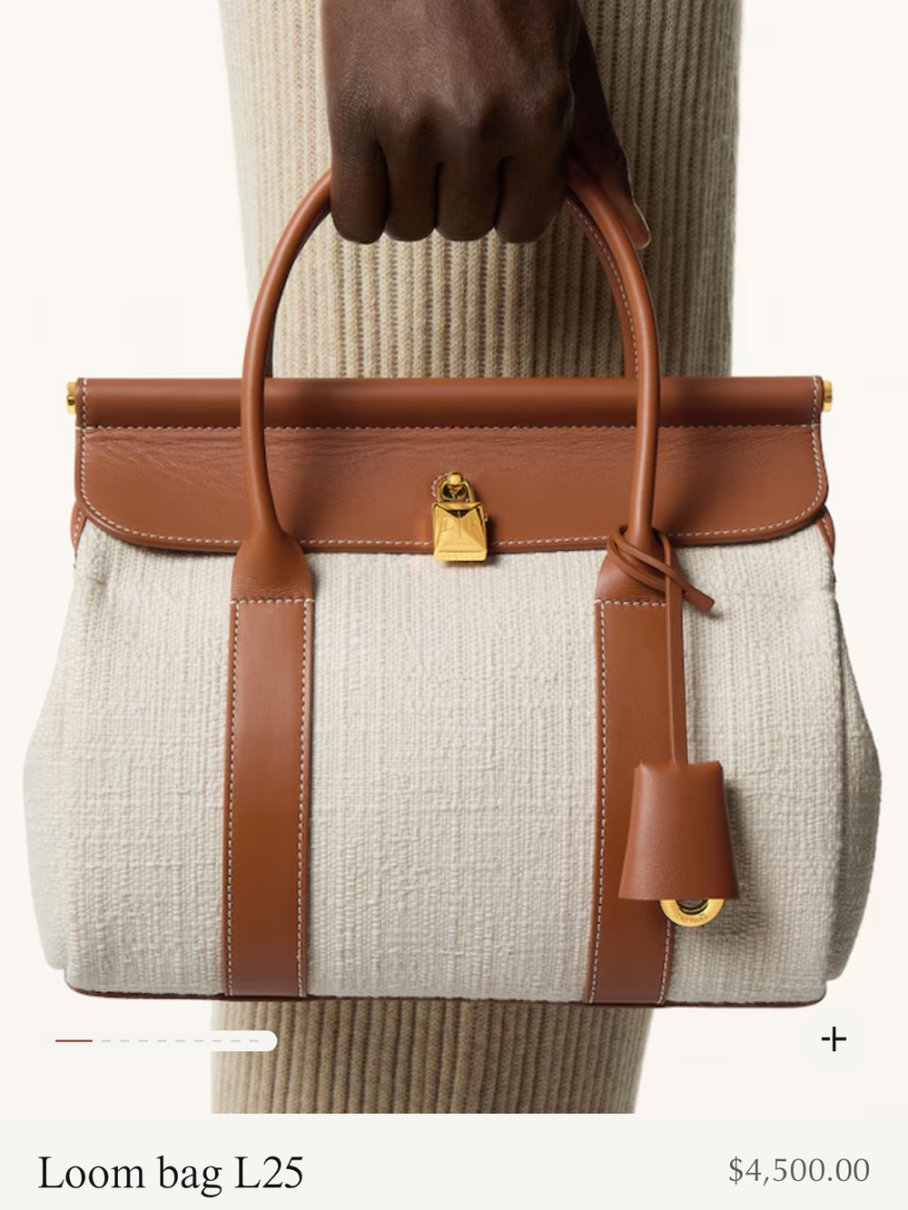NWT Loro Piana Loom L25 Handbag - Picture 8 of 8